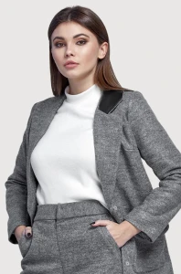 Marynarka szary melanż
